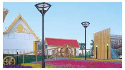 安装太阳能LED庭院灯到底有什么好处？