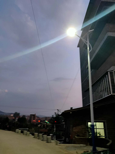 新农村太阳能路灯点亮福建泉州安溪县长坑乡山格村