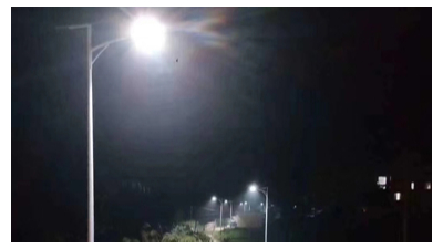 led太阳能路灯点亮清新农村面貌