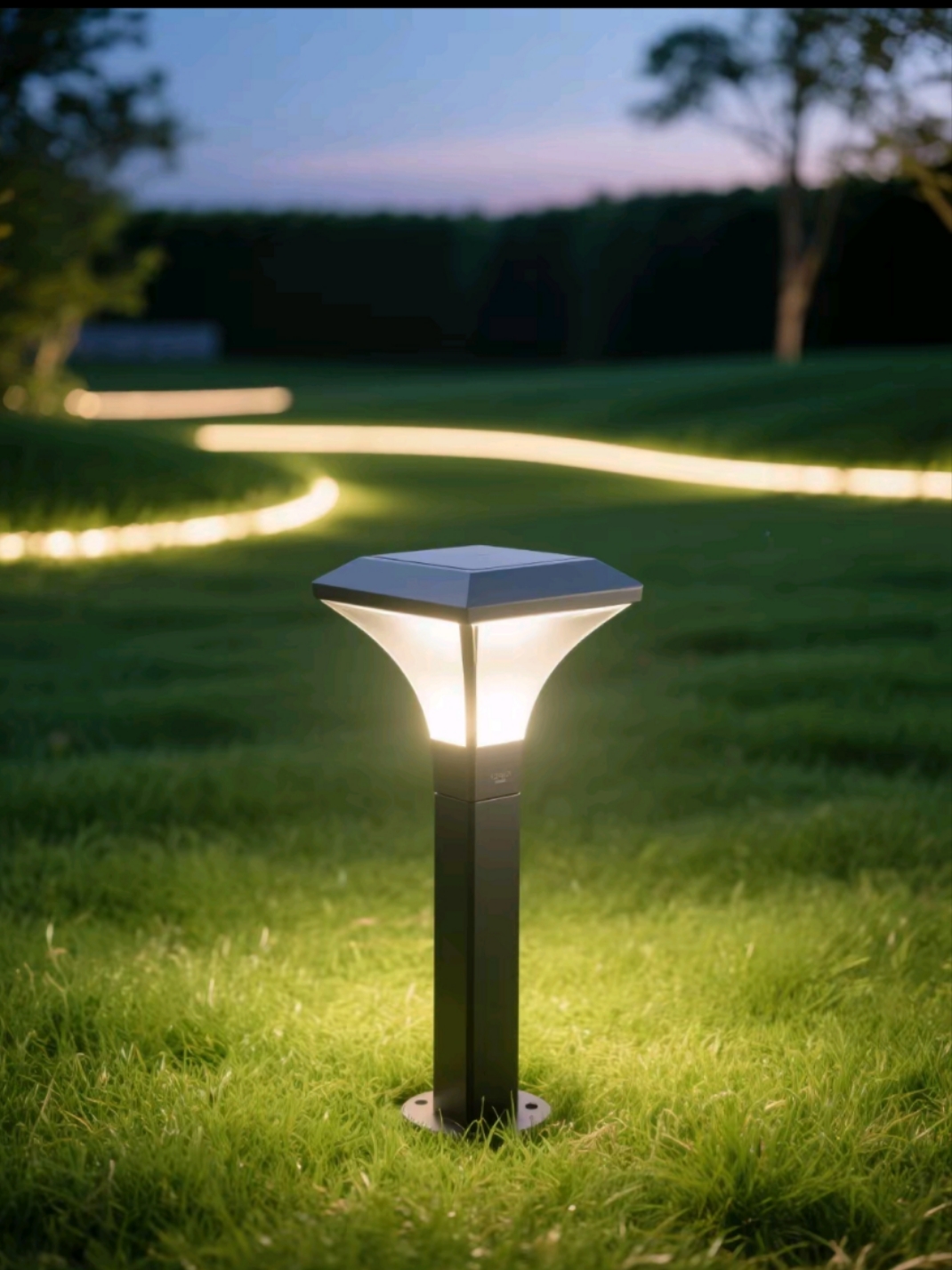 智能感知昼夜：草坪灯自动调节守护夜色