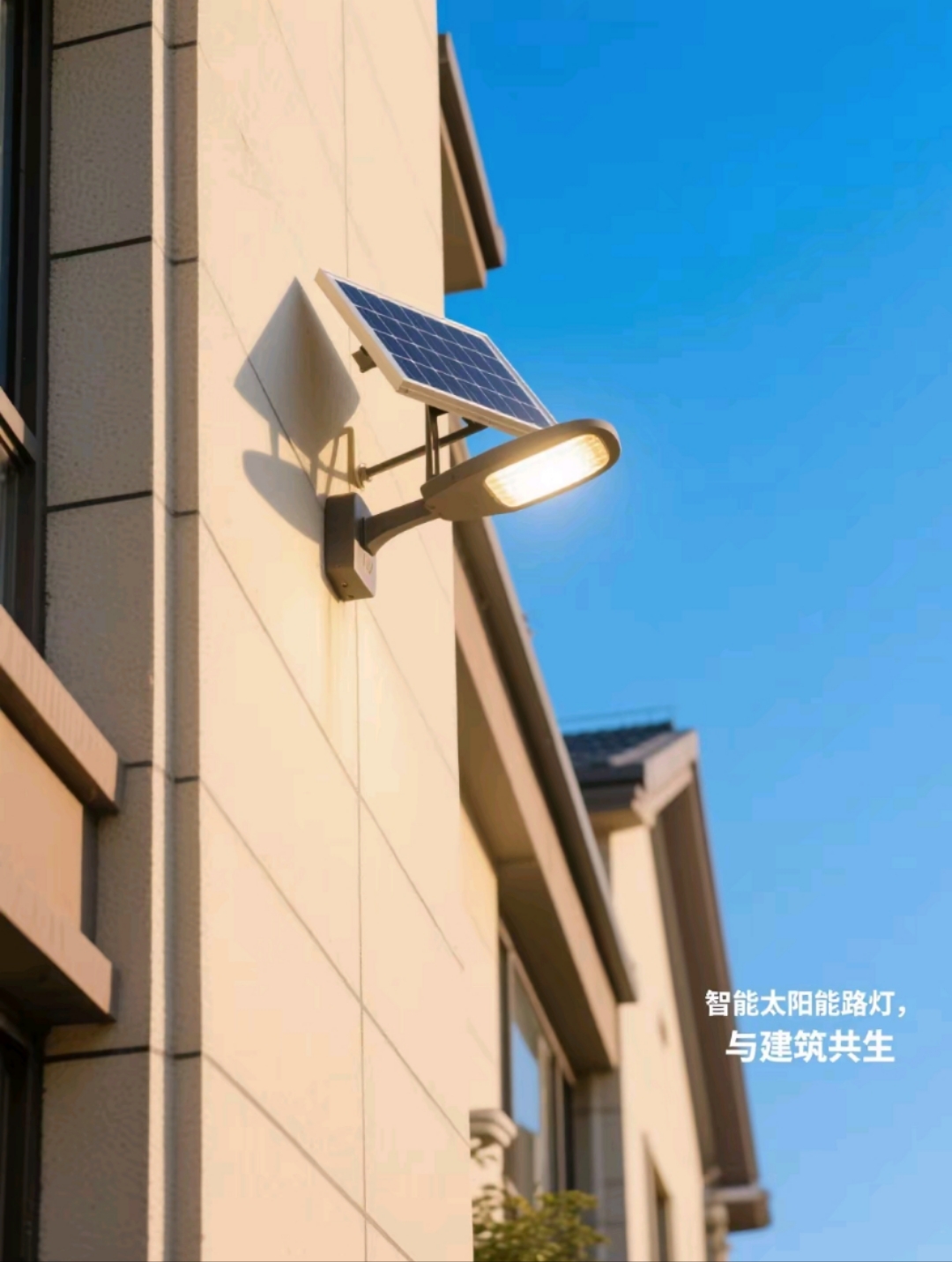 无需频繁操作，太阳能路灯自带光控、时控、遥控