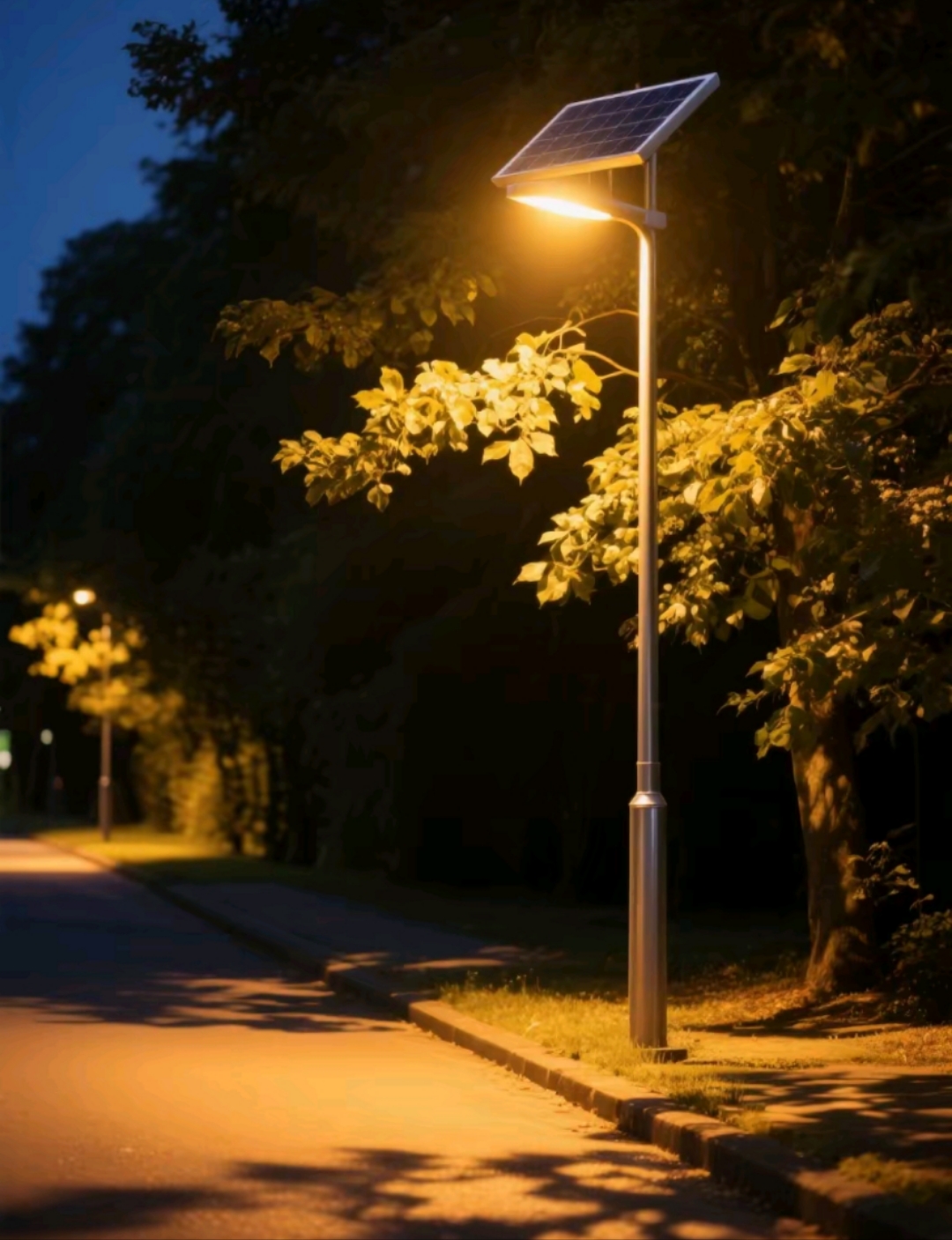 从日出到日暮：太阳能路灯的全天候光能转化与守护