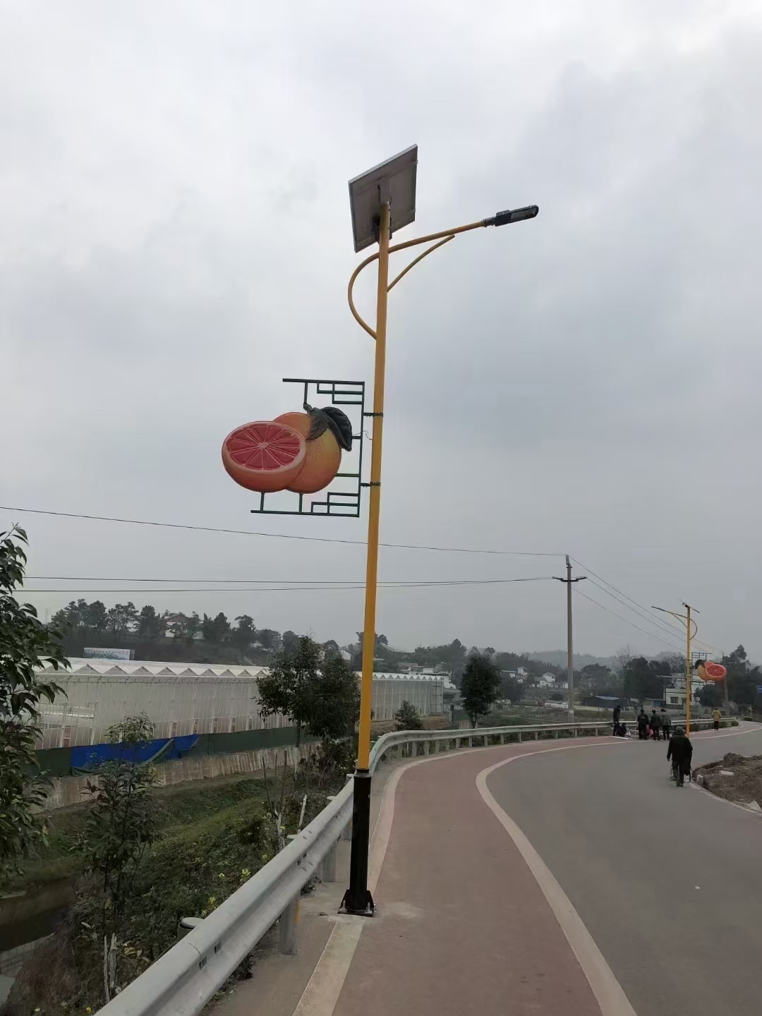 江西省赣州的太阳能路灯工程