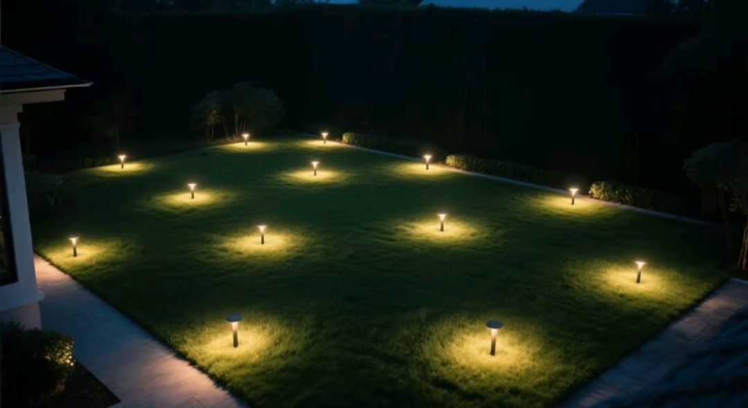 草坪上的星光：自然与科技的完美融合