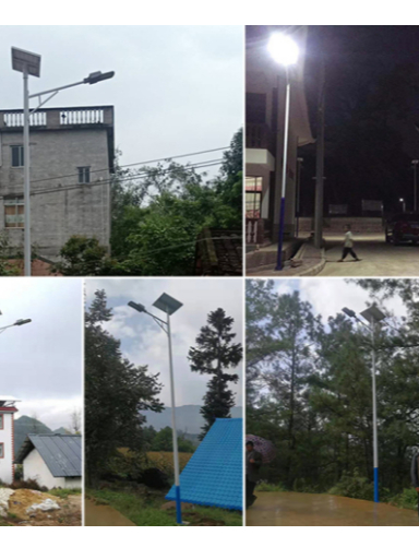 推动乡村振兴战略，安装太阳能路灯