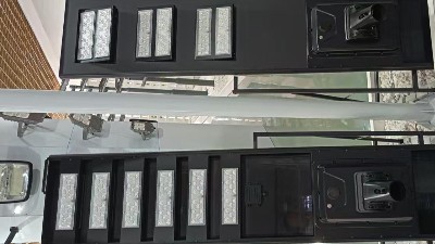 一体化太阳能路灯实拍图