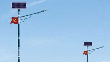 农村led太阳能路灯研发利用空间极高