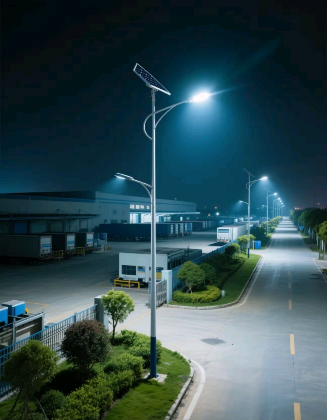 凌晨四点的物流园，有我们不曾熄灭的光