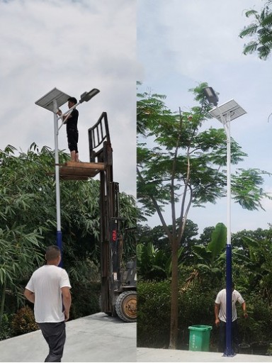 点亮”群众出行路 路灯亮化暖民心