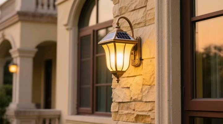 照亮角落新选择：太阳能壁挂灯让建筑更有温度